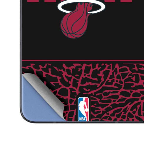 NBA Miami Heat Elephant Print Galaxy Z Fold5 5G Skin